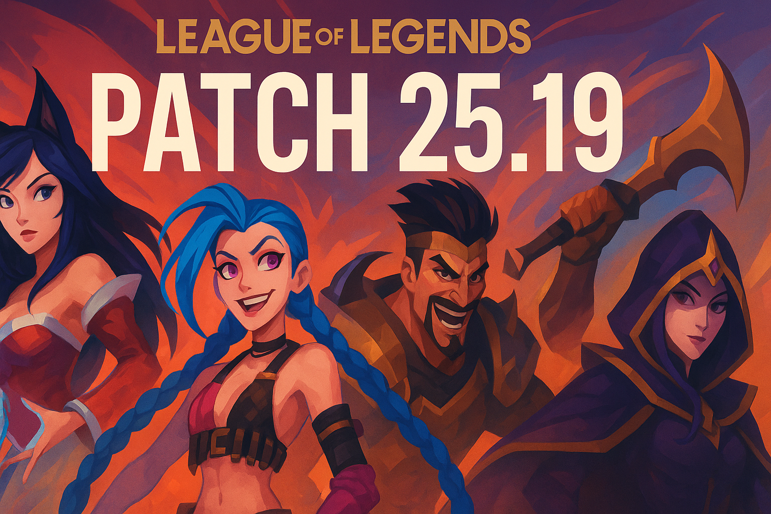 League Patch 25.19 League Patch 25.19